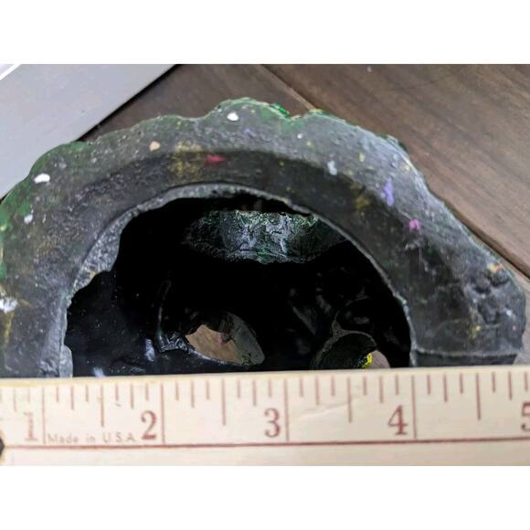 Beautiful Aquarium Cave Hideaway Fish Tank Decor Colorful 6" New - Picture 3 of 4